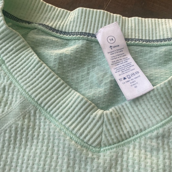 Ivivva Mint Green Ribbed Long Sleeve Top - Picture 2 of 11